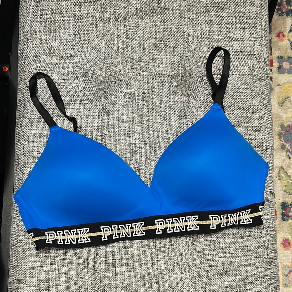 PINK Victoria's Secret Blue Bralette 34DD